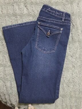 Zenim Women's Dark Indigo Boot Cut Jeans